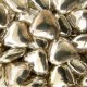 Сердечки шоколадные серебряные