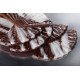Украшение шоколадное Веер мраморные
