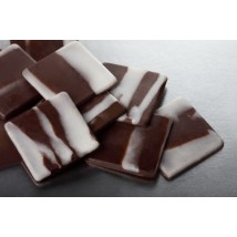 Украшение шоколадное Квадрат мраморный